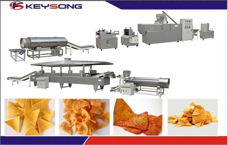 Factory Price Doritos Tortilla Nacho Chips Extruder Food Machine