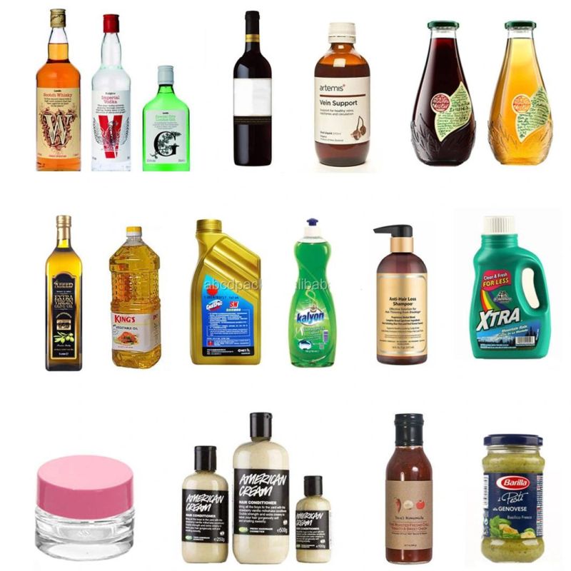 Semi Automatic Liquid Water Drinking Spice Oil Soy Sauce Milk Vinegar Jam Jelly Shampoo Cup Bottle Filling Packing Machine