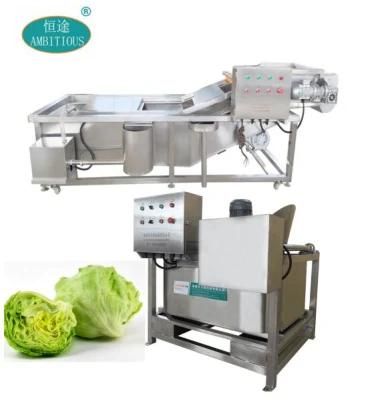 Vegetable Processing Leafy Green Vegetables Bubble Washing Machine with Dryer Machine