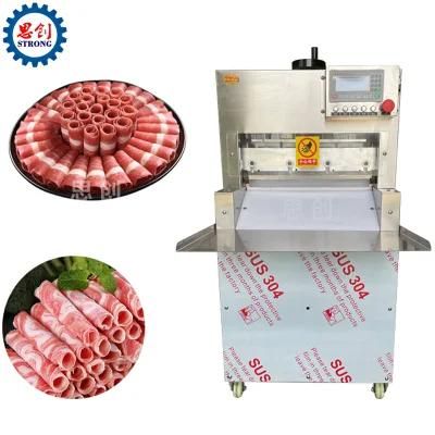 Automatic Frozen Meat Slicer Machine for Hot Pot Meat Roller