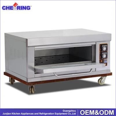 Commercial Electric High Temperature Oven Single Deck Two Trays Bread Electric Baking Oven