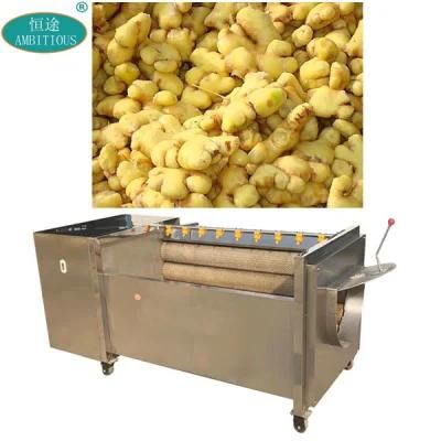 Ginger Washing and Peeling Machine Ginger Skin Peeling Machine
