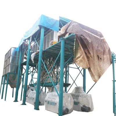 Auto Industrial Corn Flour Milling Process Plant