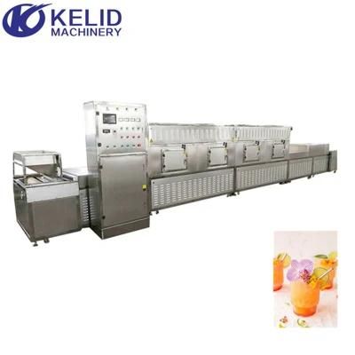 Tunnel - Belt Flower Drinks Vegetable Drinks Wine Microwave Sterilization Machine