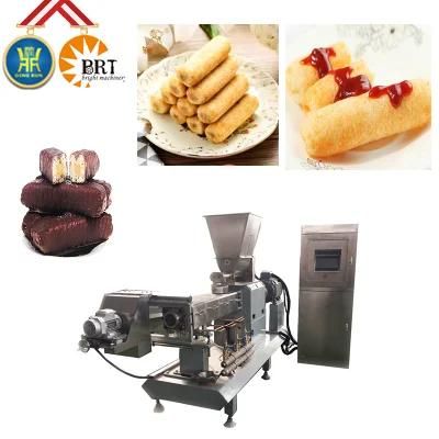 Fully Automatic Corn Puff Snacks Line Core Filling Snack Food Production Line Puff Snack ...