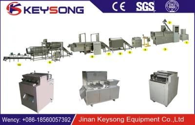 Automatic Fried Sala Ball Wheat Snacks Food Bugle Chips Making Machine