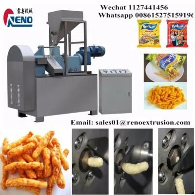 Jinan Food Factory Professional Manufacturer Kurkure/Nik Naks/Cheetos Process Line Making ...
