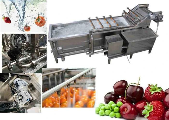 Water Spray Fruit and Vegetable Air Bubble Washing Machine