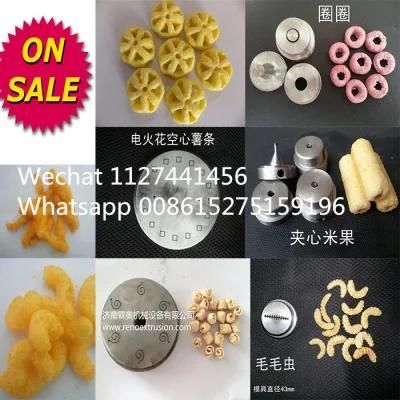 Stainless Steel Puffed Snack Maize Rice Corn Flour Cheese Balls Making Machine