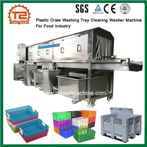 Plastic Crate Washing Tray Cleaning Washer Machine for Food Industry