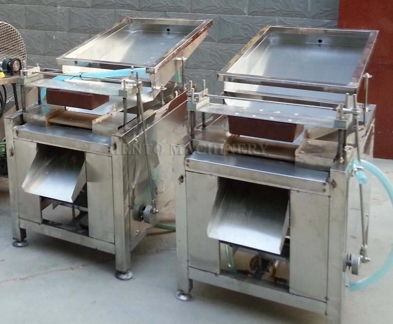 Long Service Life High Efficiency Automatic Quail Egg Shell Breaking Peeling Machine