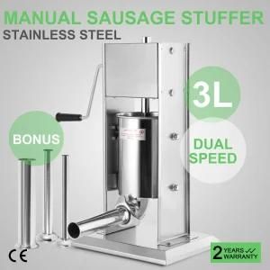 3L Sausage Filler Sausage Press Professional Sausage Filling Machine Stainless Steel ...