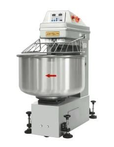 Industrial 80 Liter 2-Speed Flour Spiral Mixer for Bakery Price 50kg Flour Mixer