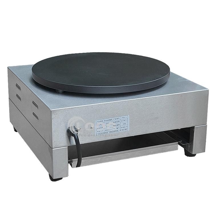 Goodloog Supplier Single Plate Electric Fast Food Machine Kitchen Equipment Commercial Crepe Maker for Sale in Stock