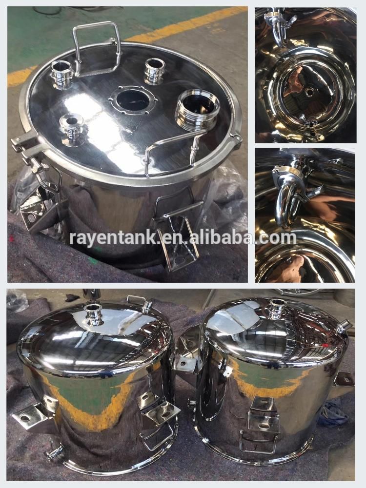 SUS304 or 316L Mobile Tank Stainless Steel Honey Tank