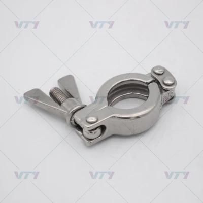 DIN/SMS/3A Stainless Steel Heavy Duty Clamp with All Kinds of Nut