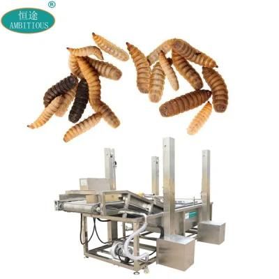 Automatic Conveyor Air Bubble Insect Larvae Washing Machine Washer