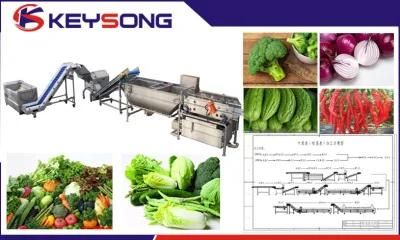 Dehydrated Vegetable Fruits Processing Line