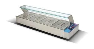 Electric Bain Marie with The Glass Cover Food Warmer