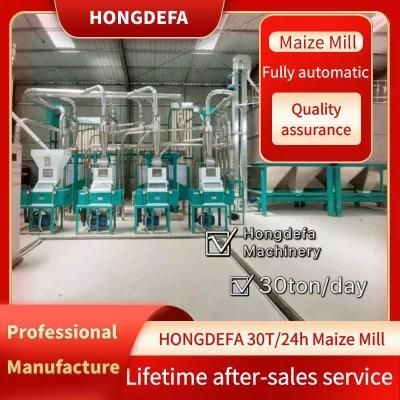 Kenya Running Maize Corn Flour Meal Grits Making Milling Mill Machine