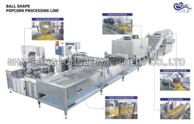 2020 Industrial Automatic Electric Caramel Corns Popcorn Production Line Approved by Ce ...