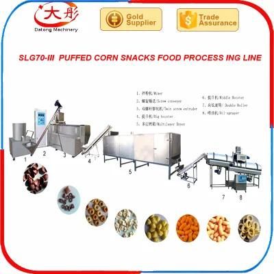 Puffed Corn Snacks Food Extrusion Machine