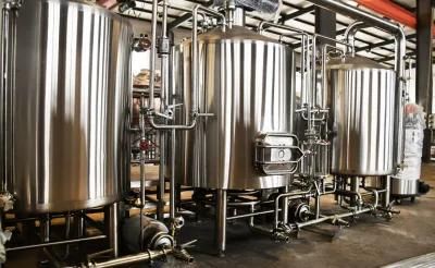 500L 700L 1000L 1500L Copper Micro Beer Brewing System for Bar Turnkey Beer Brewery