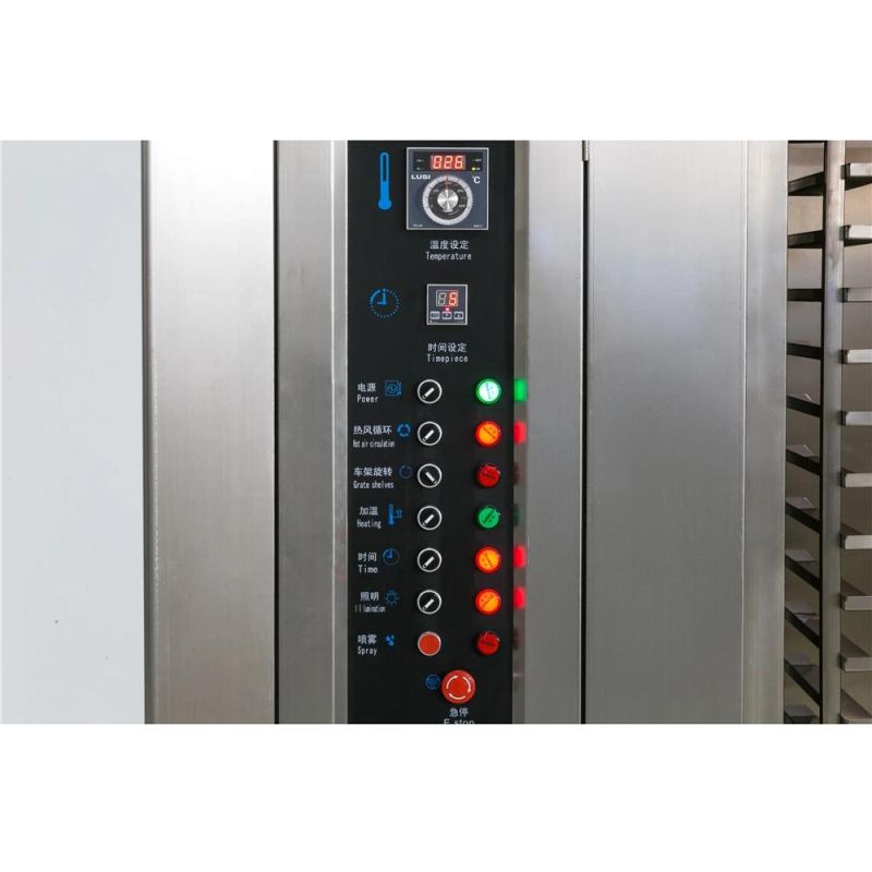 Bakery Equipment Baking Oven Gas Pizza Bread Oven 64 Trays Electric Industrial Bread Baking Oven