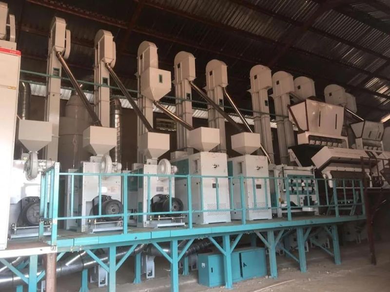 50-120 Tons Per Day Turn Key Project Complete Set Rice Milling Processing Machine for Rice Plant