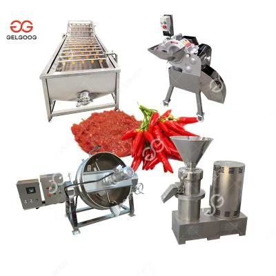 High Quality Automatic Chili Sauce Cooking Mixer Grinder Machine Chili Sauce Production ...