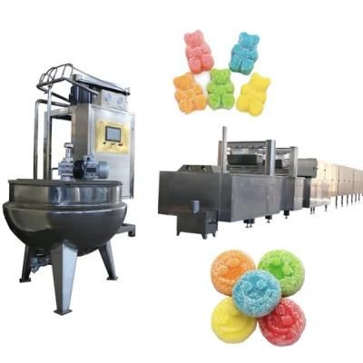 Sweet Manufacturer Gummy Bear Jelly Soft Automatic Candy Making Machine
