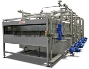 Spraying Water Cooling Tunnel Pasteurizer for Hot Filled Bottled Juice
