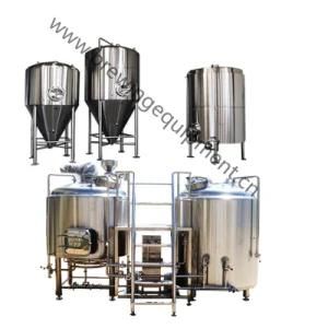 Turnkey Brewery Beer Brewing Equipment 500L 1000L 1500L 2000L 3000L 5000L 10bbl 15bbl ...