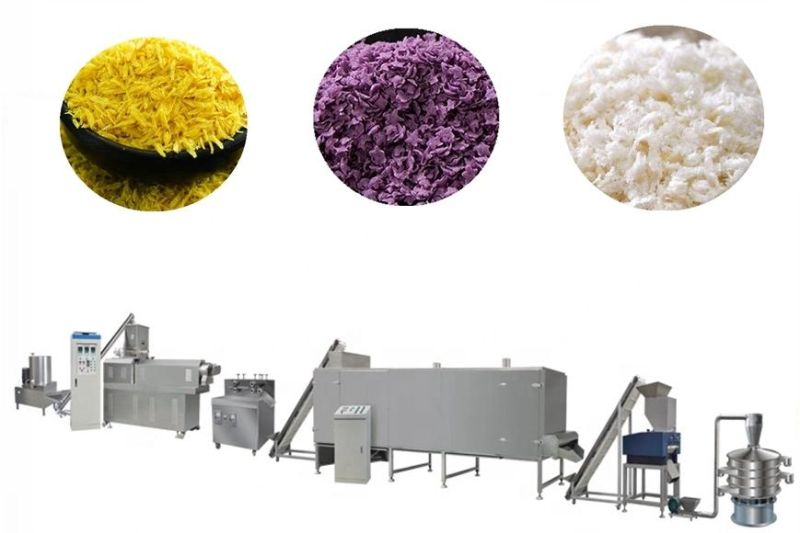 Automatic Panko Bread Crumbs Snacks Puff Food Making Machine