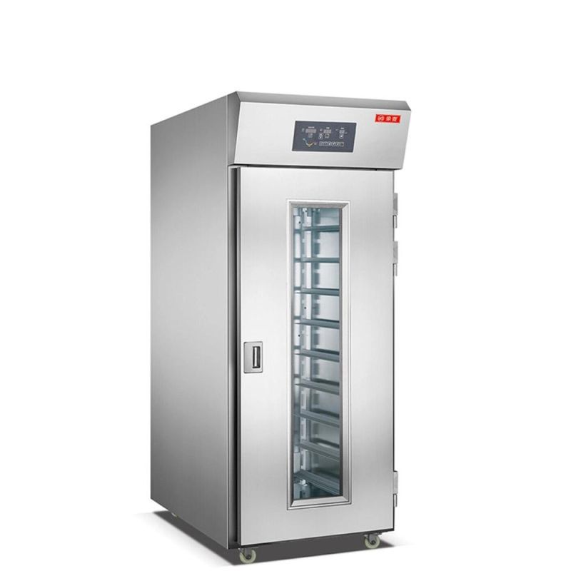 Spray Type 32 Trays Dough Proofer Oven Cabinet Pizza Bread Tortilla Pancake Timing Fermentation Stainless Steel Bakery Machine Baking Equipment