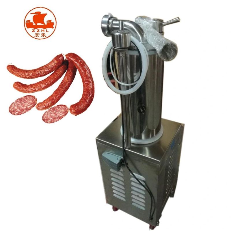 Hydraulic Meat Sausage Stuffing Machine Sausage Filler for Restaurant
