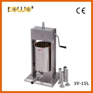 High Quality Stainless Steel Kitchen Equipment 15L Vertical Manual Sausage Filling Machine ...