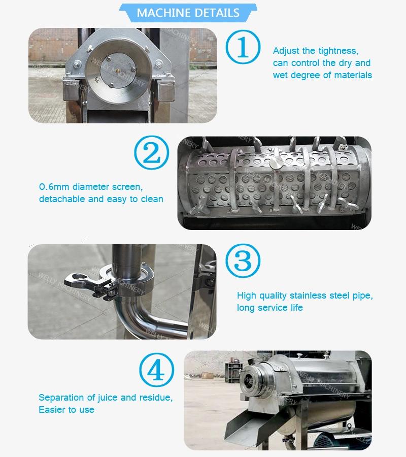 Cold Press Juice Extractor Machine Used for Orange Sugarcane Lemon Apple Fruit Juice