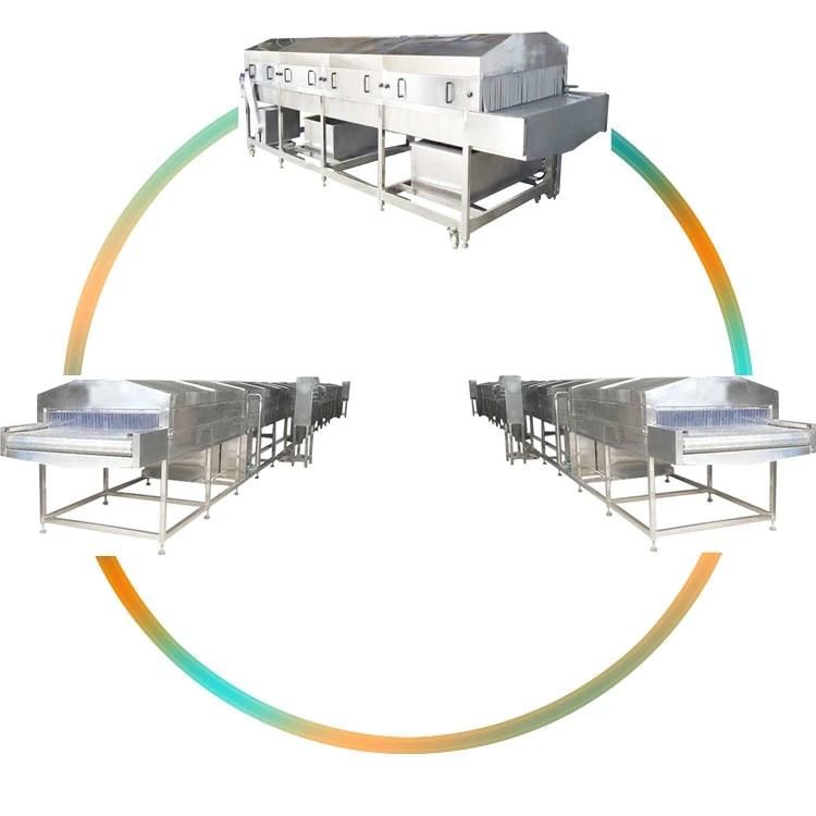 Pasteurizatiing Steam Tunnel Bottle Pasteurization Automatic Pickles Pasteurizer Machine