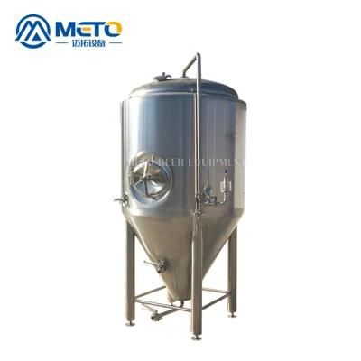 1000L Beer Fermentation Tank Jacketed Conical Fermenter for Sale