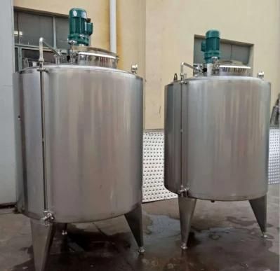 Temperature Control Stainless Steel Heating Mixing Processing Tank