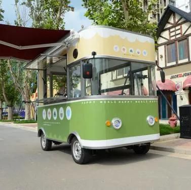Electric drive driving type mobile food cart