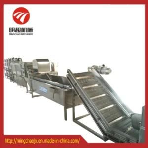 Vegetable and Fruit Cutting Washing Drying Assembly Line