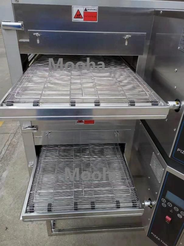 Digital Panel Electric Gas Conveyor Pizza Baking Oven with Tunnel
