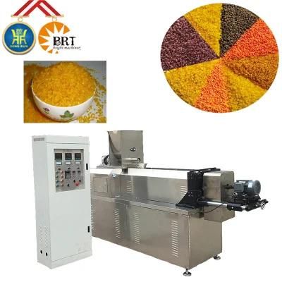 Automatic Nutritional Artificial Rice Synthetic Rice Foods Extruder Making Machine