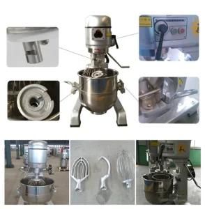 3 Motor Speed Planetary Cake Cream Mixer in Bakery Machine