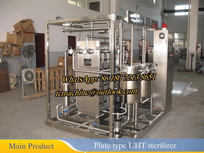Plate Type Milk Pasteurizer Continuous Flow Pasteurizer