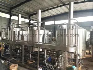 1000L 10hl Luxury Brewery Equipment Compact Brewhouse with 3 Vessels
