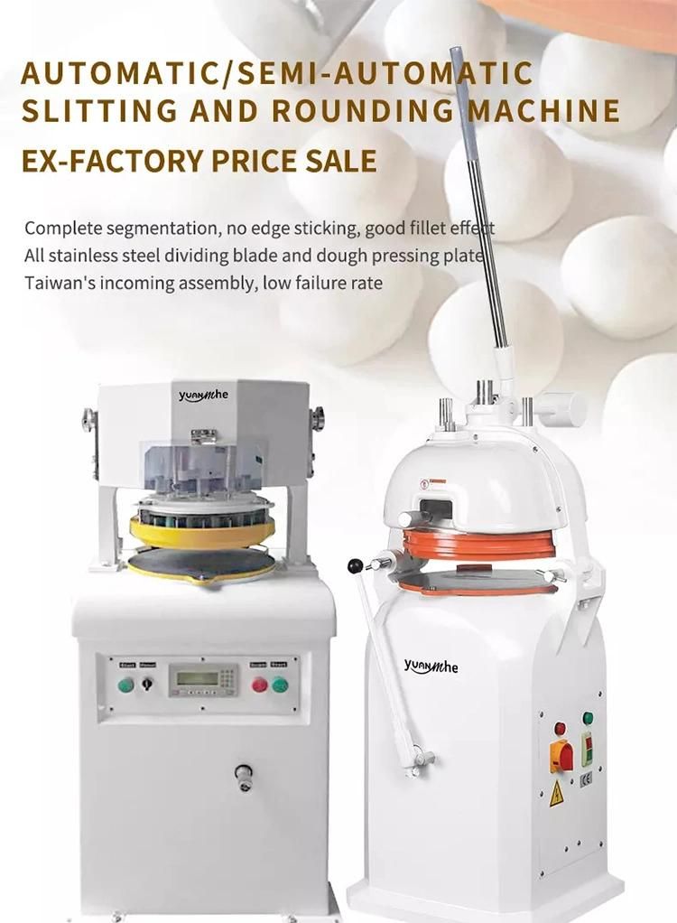 Bakery Round Bread Bun Pizza Dough Divider Rounder Automatic Dough Rounder and Divider Cutter Ball Rounding Making Machine Maker