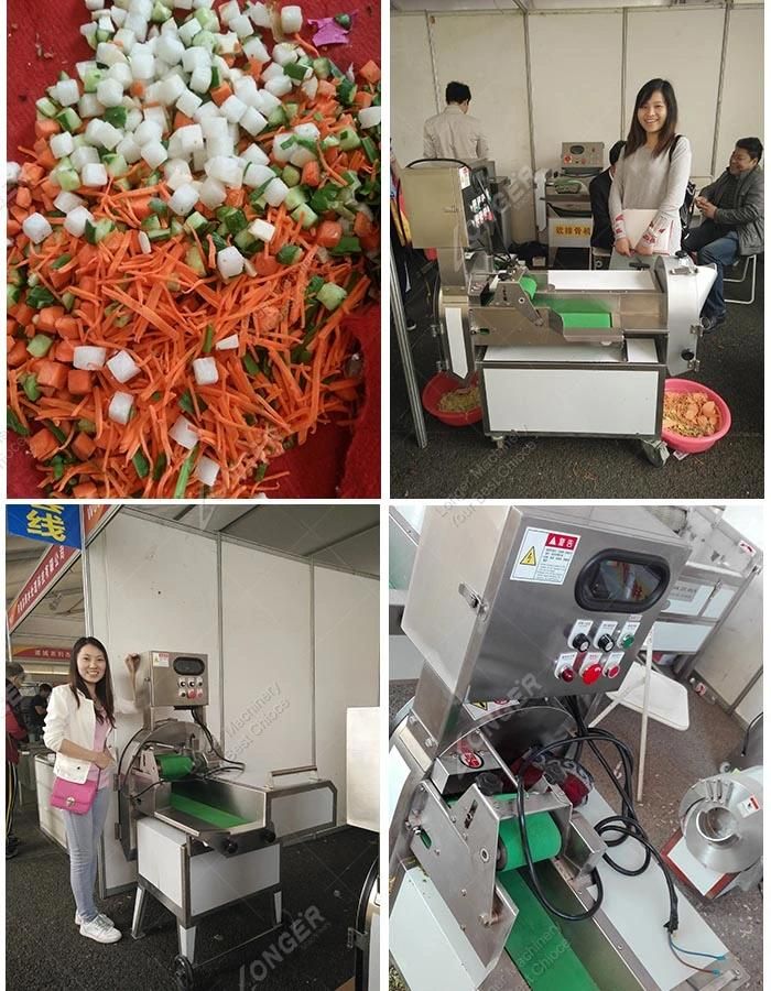 Stainless Steel Cabbage Chopping Shredded Carrot Vegetable Cutter Machine